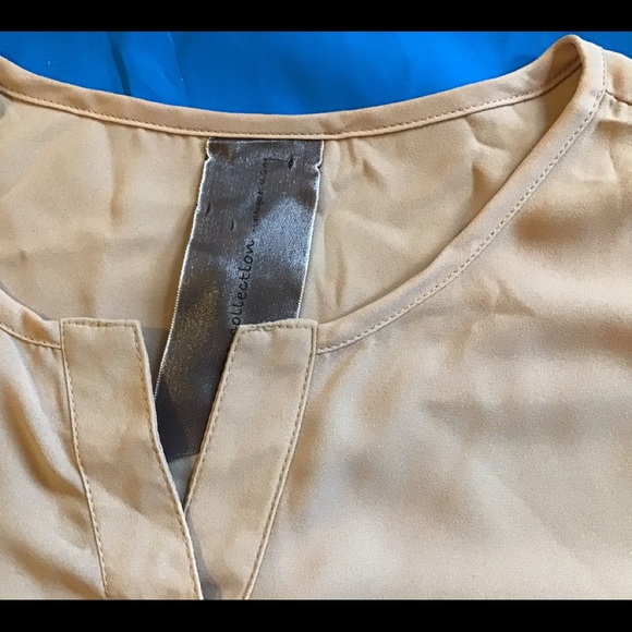 Moon collection chiffon blouse hi low beautiful L - Picture 3 of 3